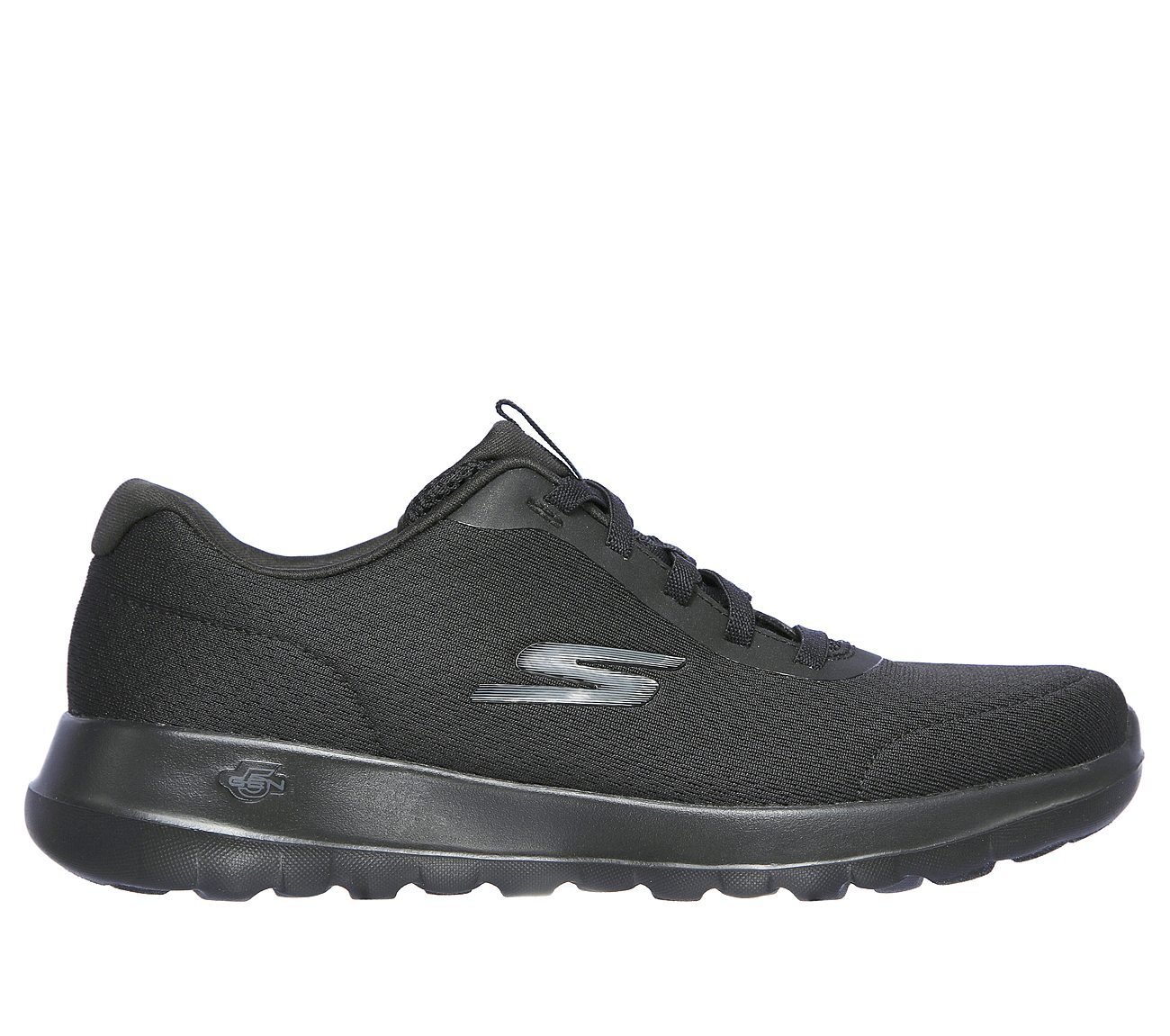 GO WALK JOY - ECSTATIC, BBLACK Footwear Lateral View