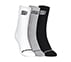 3PK MENS 1/2 TERRY CREW, WHITE/BLACK/GREY