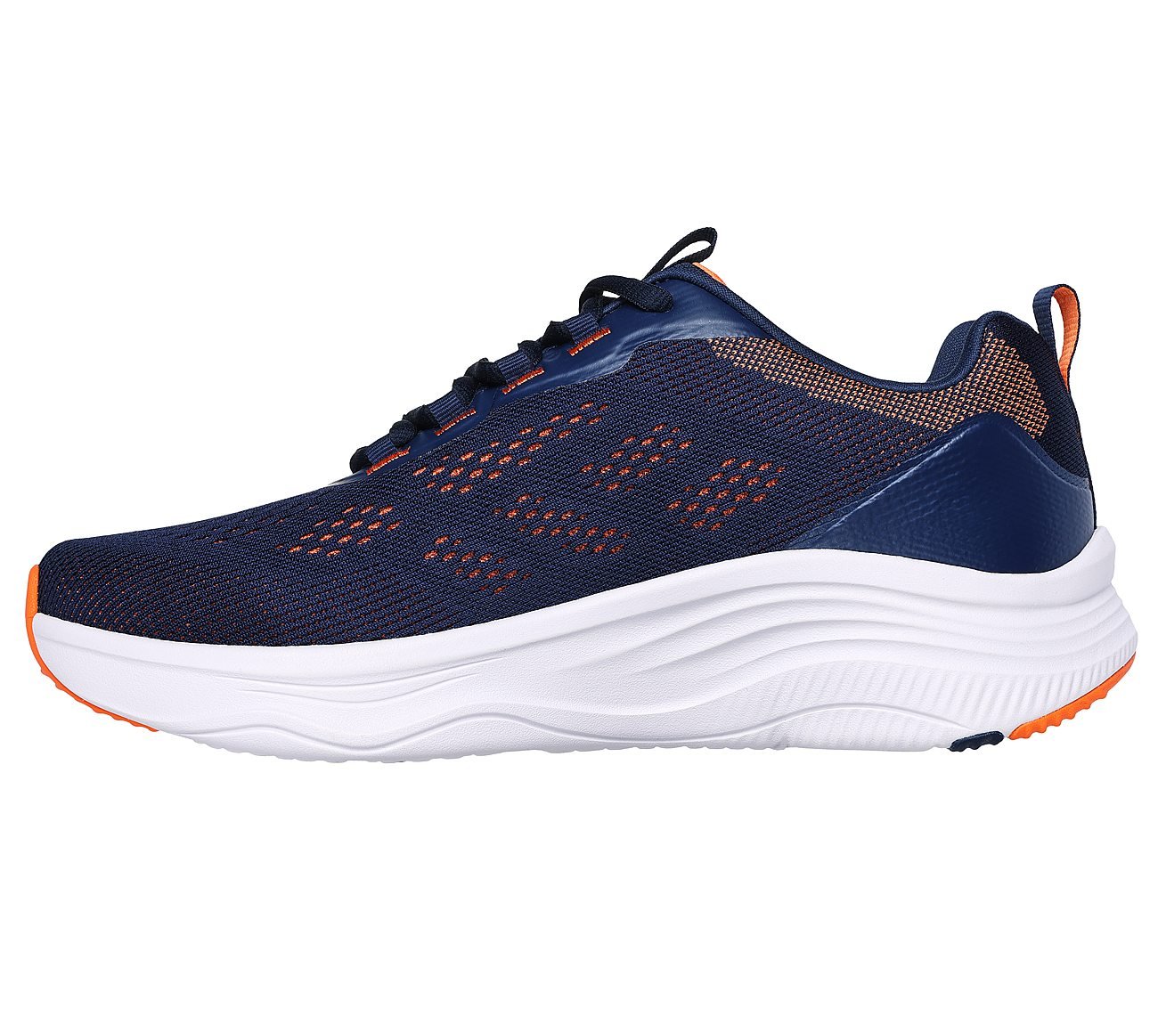 D'LUX FITNESS-NEW AFFINITY, NAVY/ORANGE Footwear Left View