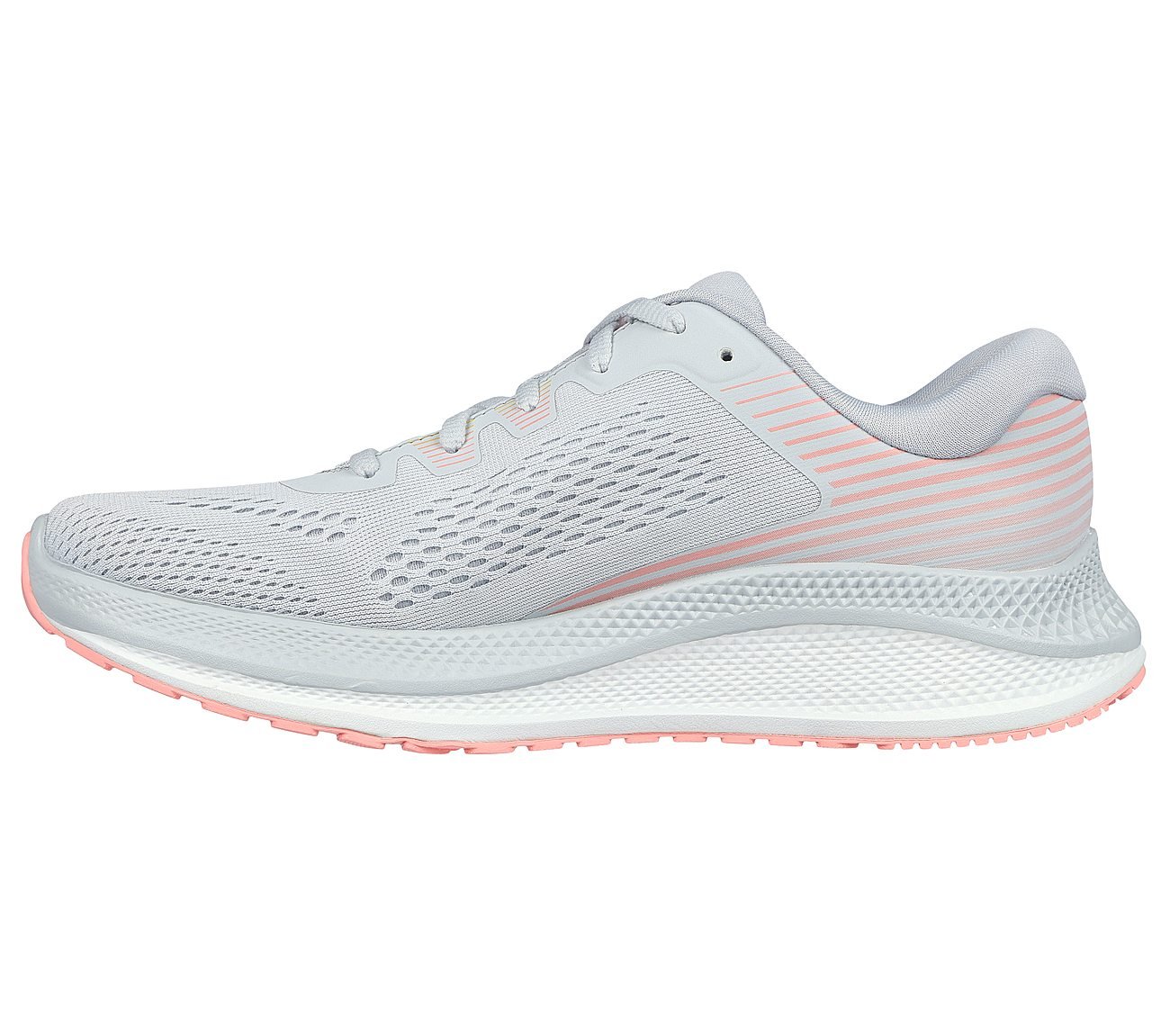 GO RUN PERSISTENCE, GRAY/PINK Footwear Left View