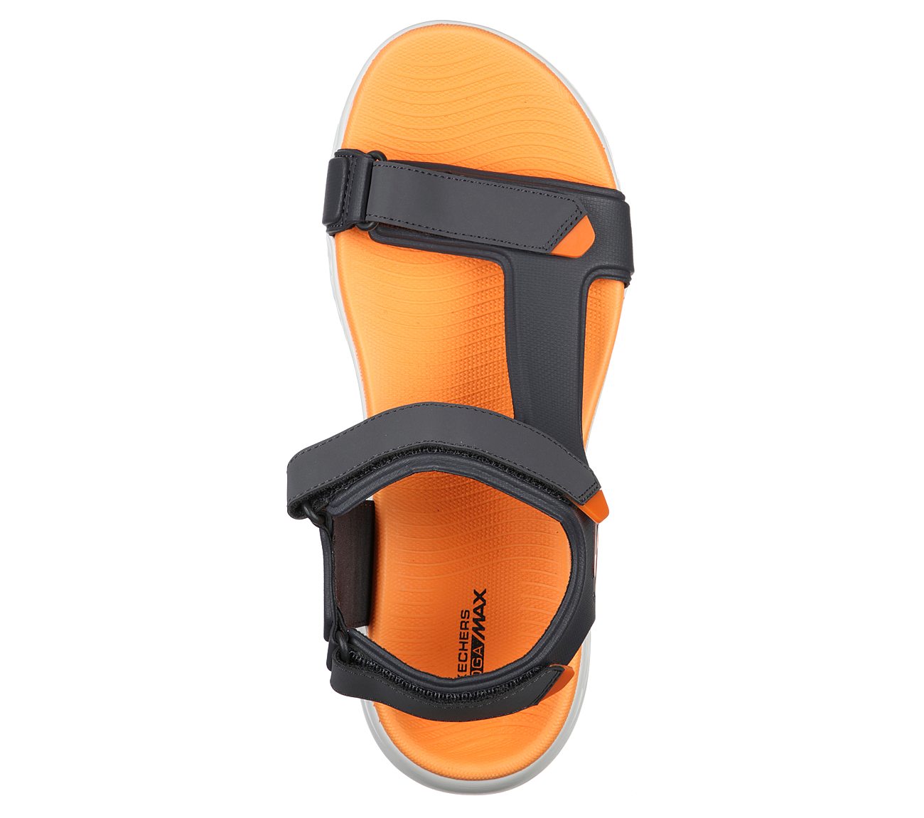 Skechers sandals mens deals orange