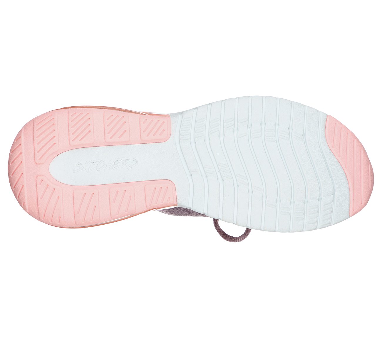 SKECH-AIR STRATUS, LAVENDER/PINK Footwear Bottom View