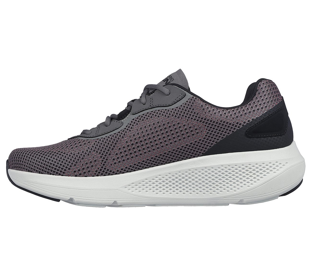 GO RUN ELEVATE, CHARCOAL/BLACK Footwear Left View