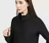 GOLUXE RIB MOCK NECK, BBBBLACK