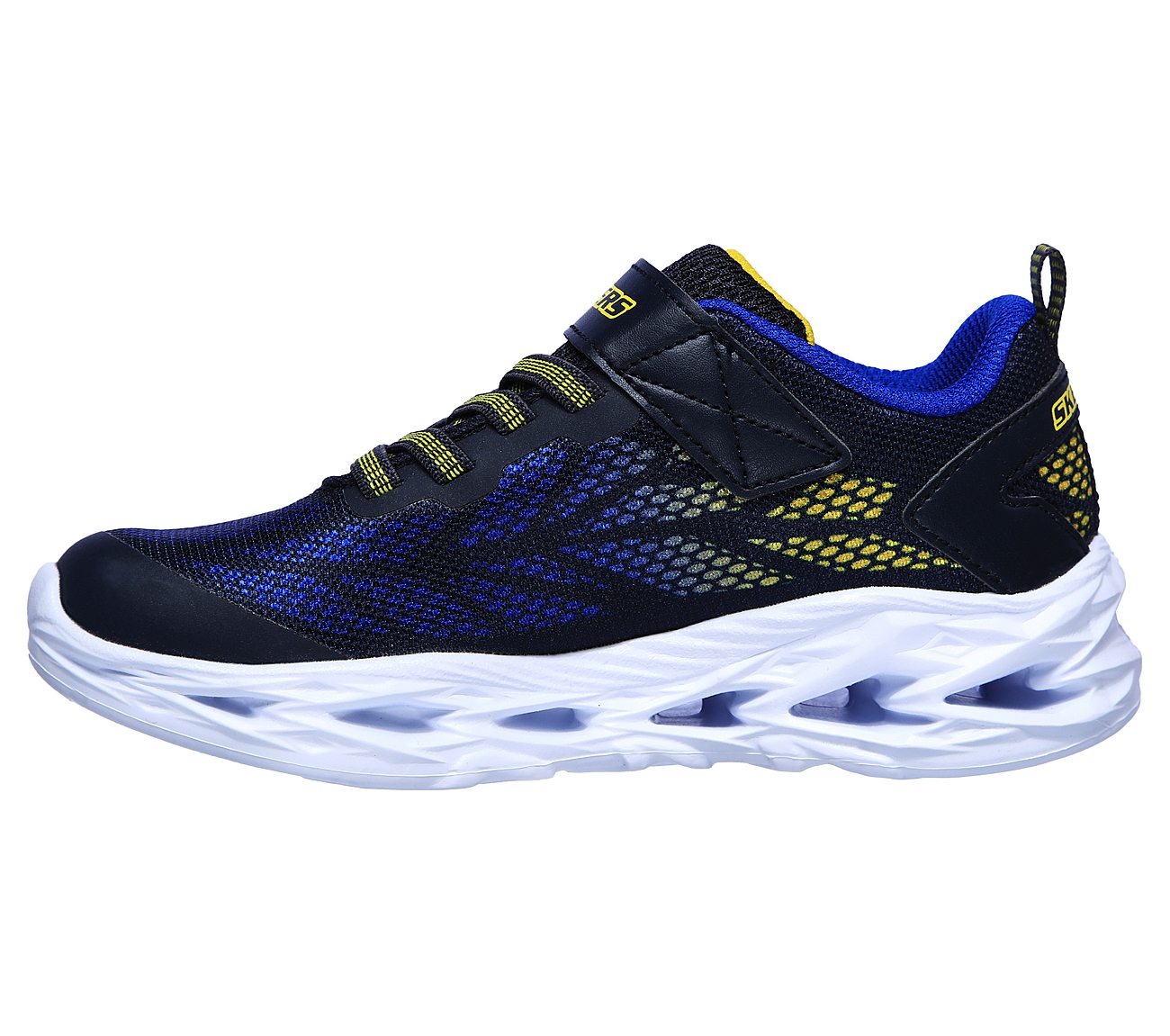 VORTEX-FLASH, NAVY/YELLOW Footwear Left View