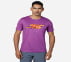 GORUN RAZOR S/S T-SHIRT, PURPLE/HOT PINK