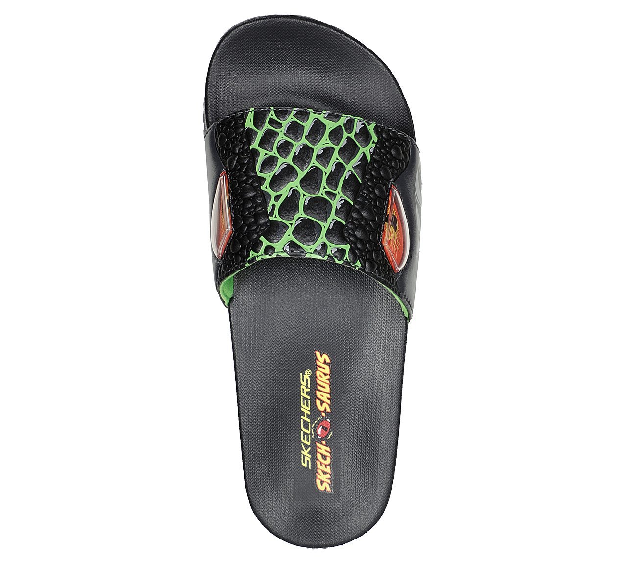 GAMBIX III - COOL REX, BLACK/LIME Footwear Top View