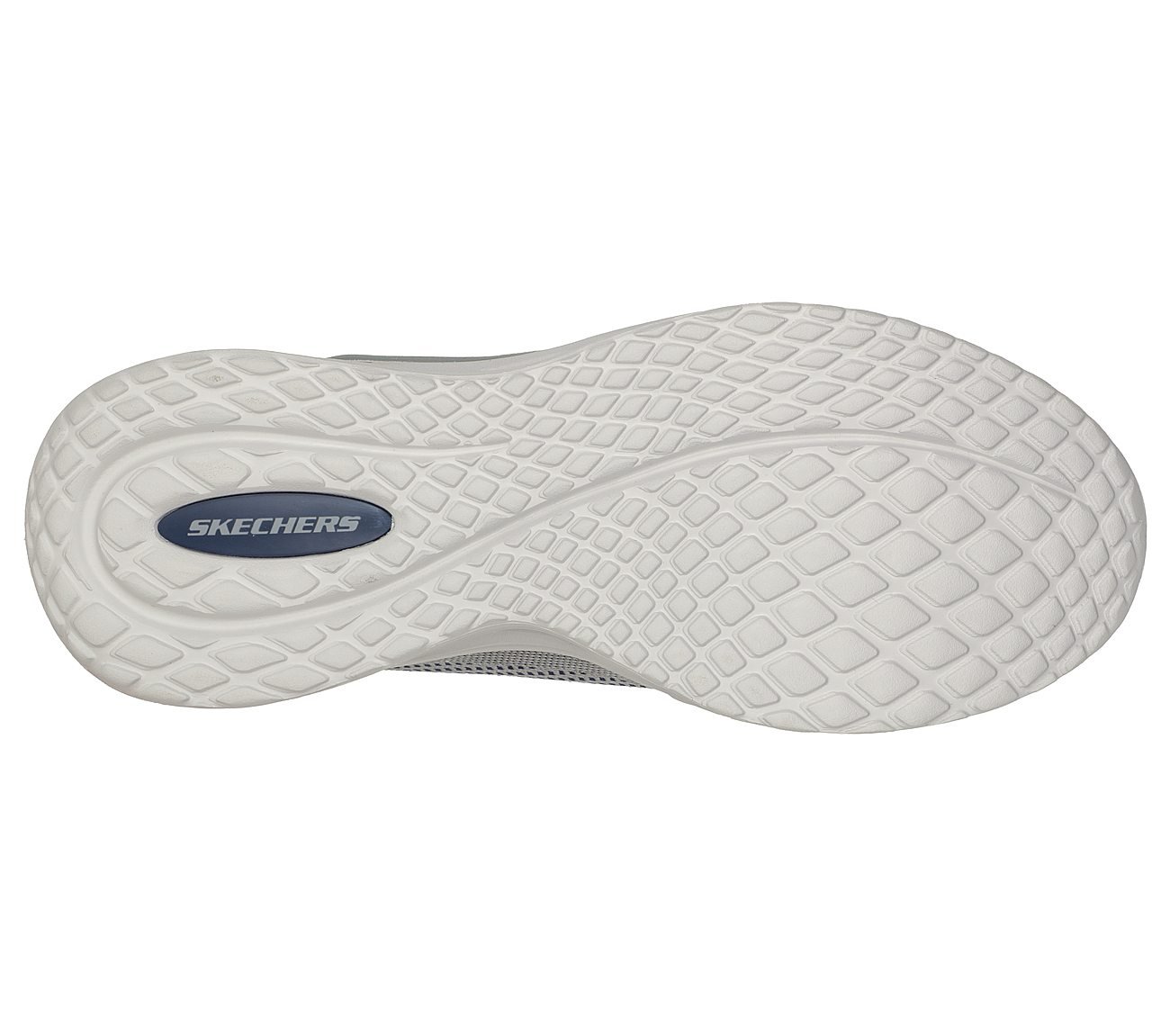 ARCH FIT ORVAN - TRAYVER, GREY/NAVY Footwear Bottom View