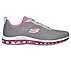 SKECH-AIR ELEMENT-CINEMA, GREY/HOT PINK Footwear Right View