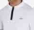 MENS 1/4 ZIP POLO, WHITE Apparel Right View