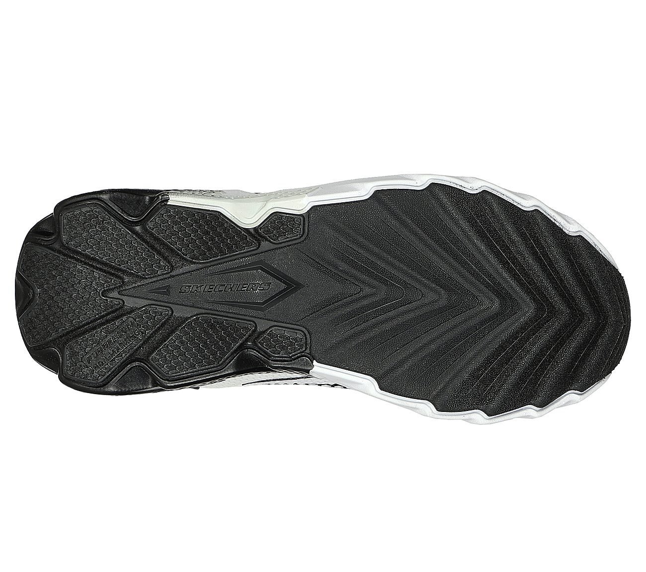 ELITE SPORT TREAD, WHITE BLACK Footwear Bottom View