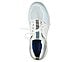 GO RUN FAST, WHITE/BLUE Footwear Top View