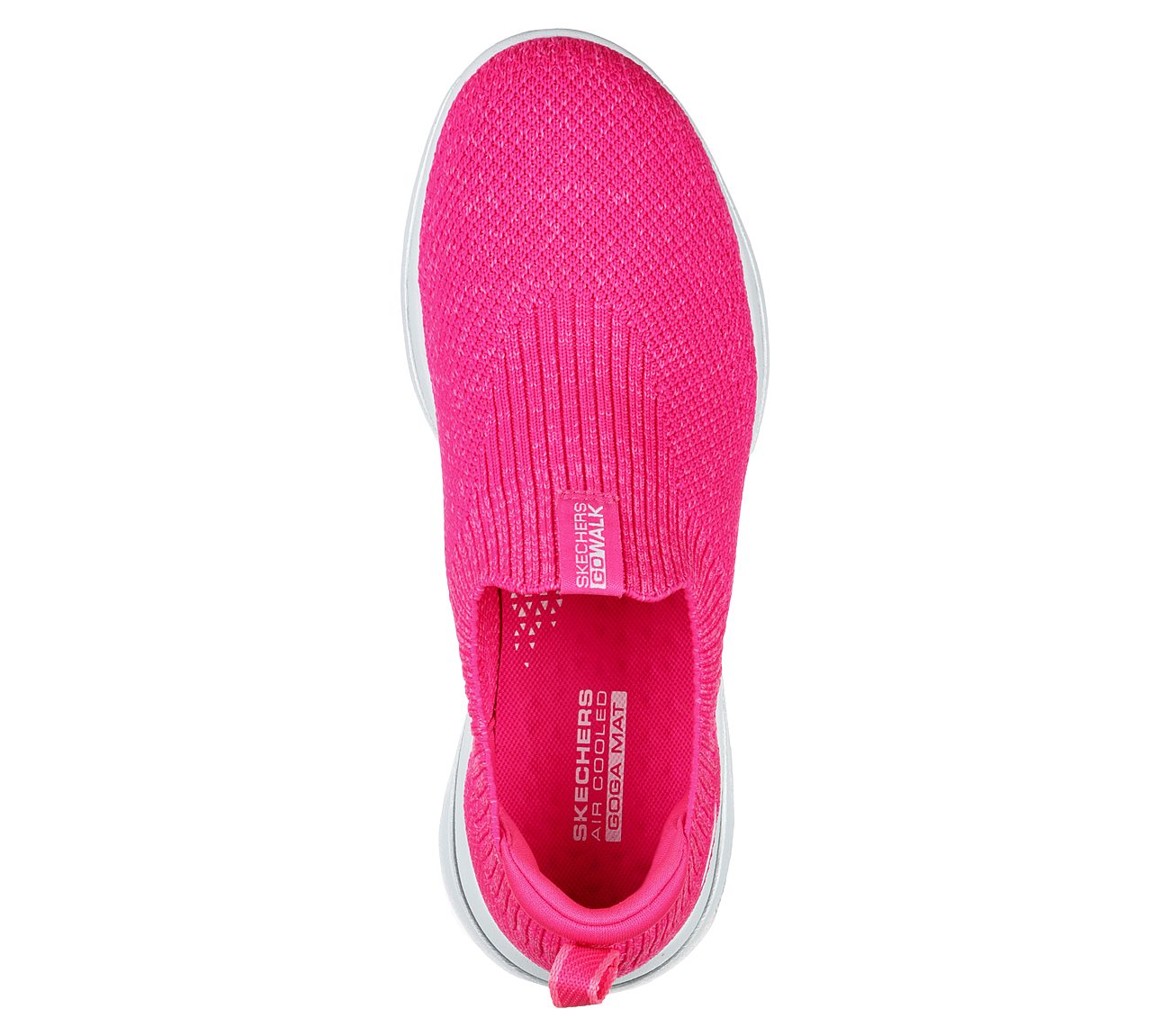 GO WALK 5 - TRENDY, HOT PINK Footwear Top View