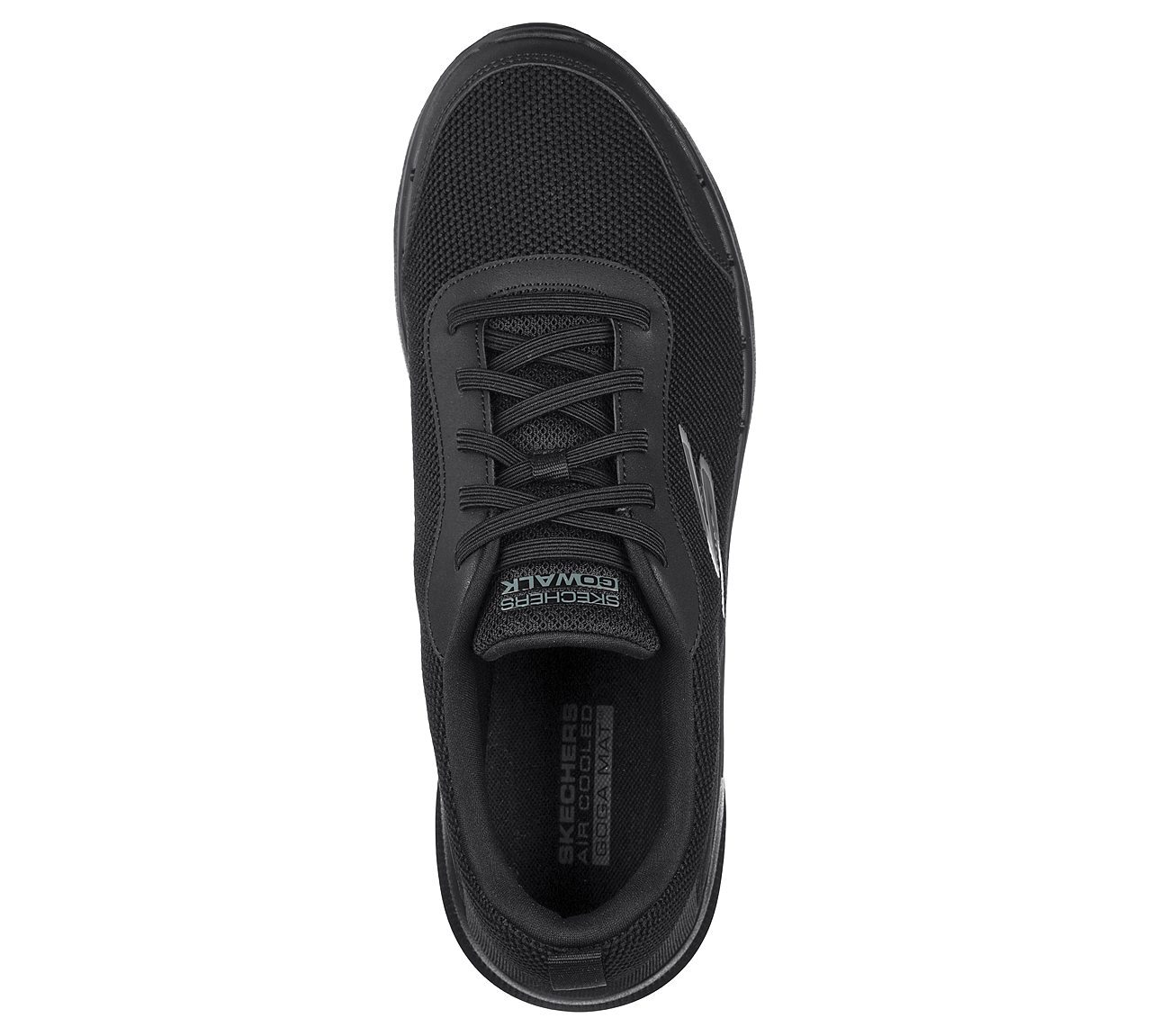 GO WALK 6 - BOLD KNIGHT, BBLACK Footwear Top View