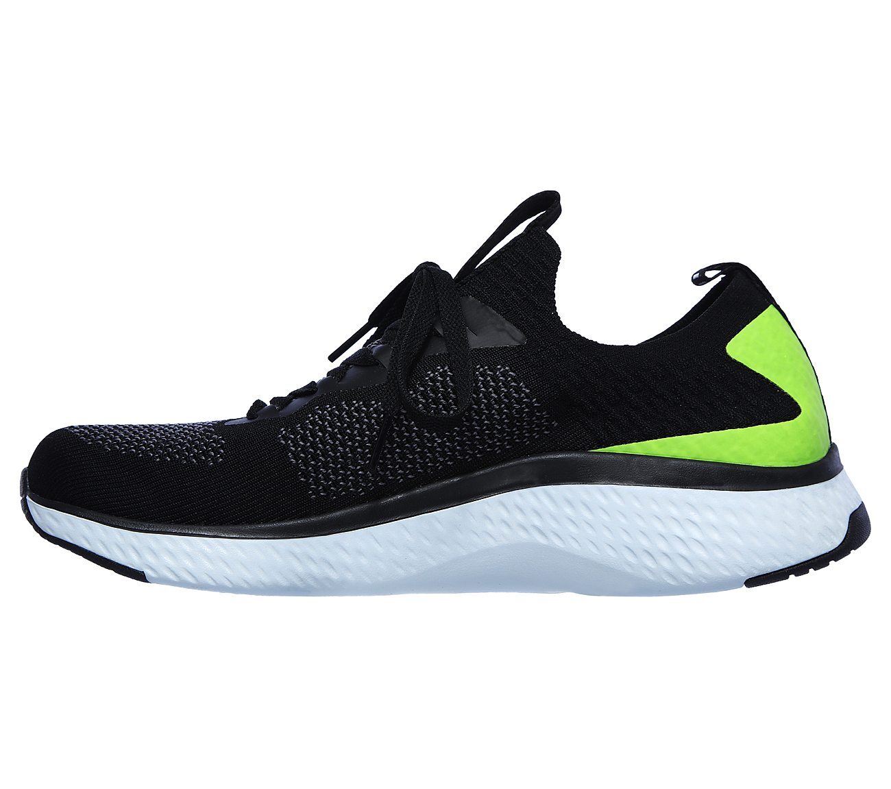 SOLAR FUSE - VALEDGE, BLACK/LIME Footwear Left View