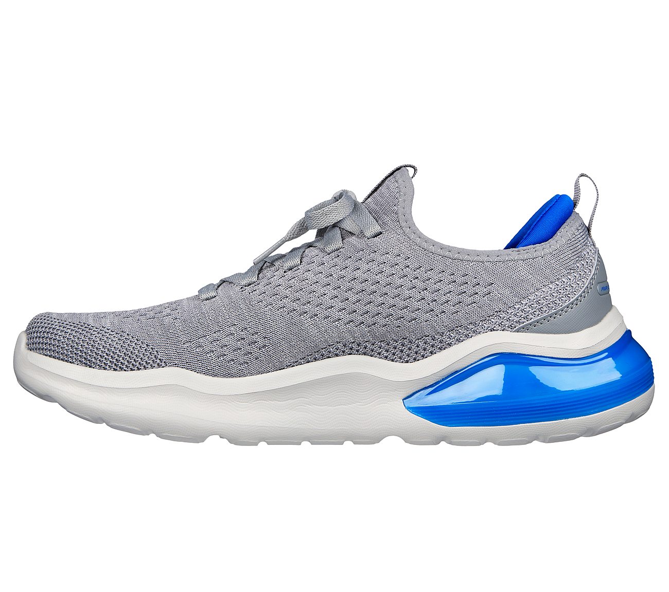 AIR CUSHIONING, GREY/BLUE Footwear Left View