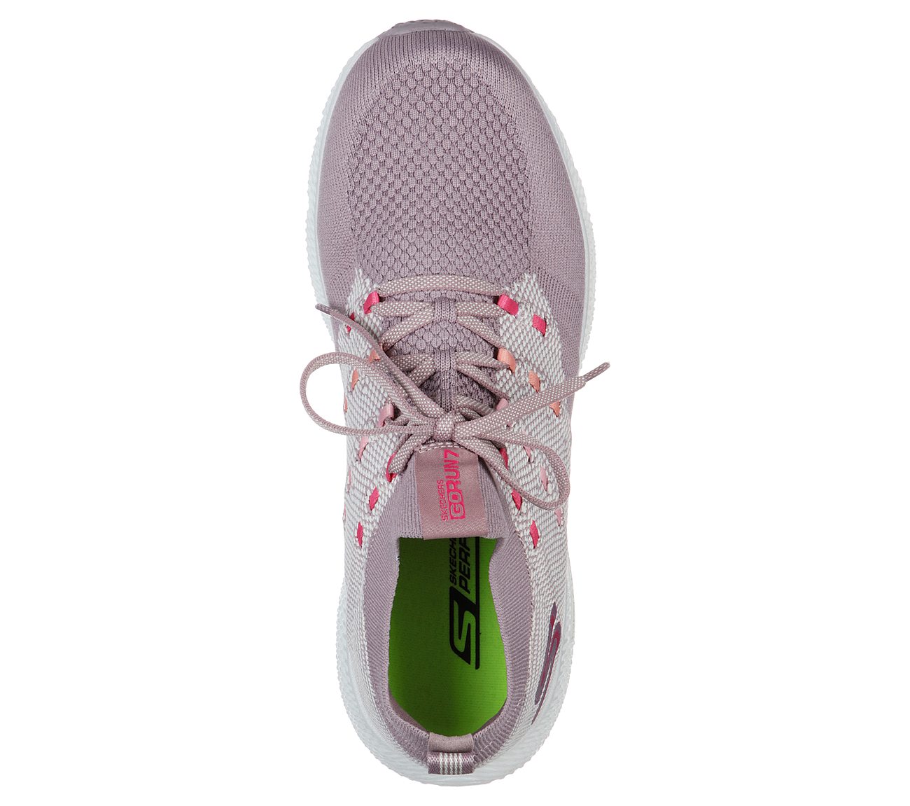 GO RUN 7 -, MAUVE/MULTI Footwear Top View