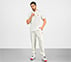 CRICKET PINTUCK JOGGER, WHITE