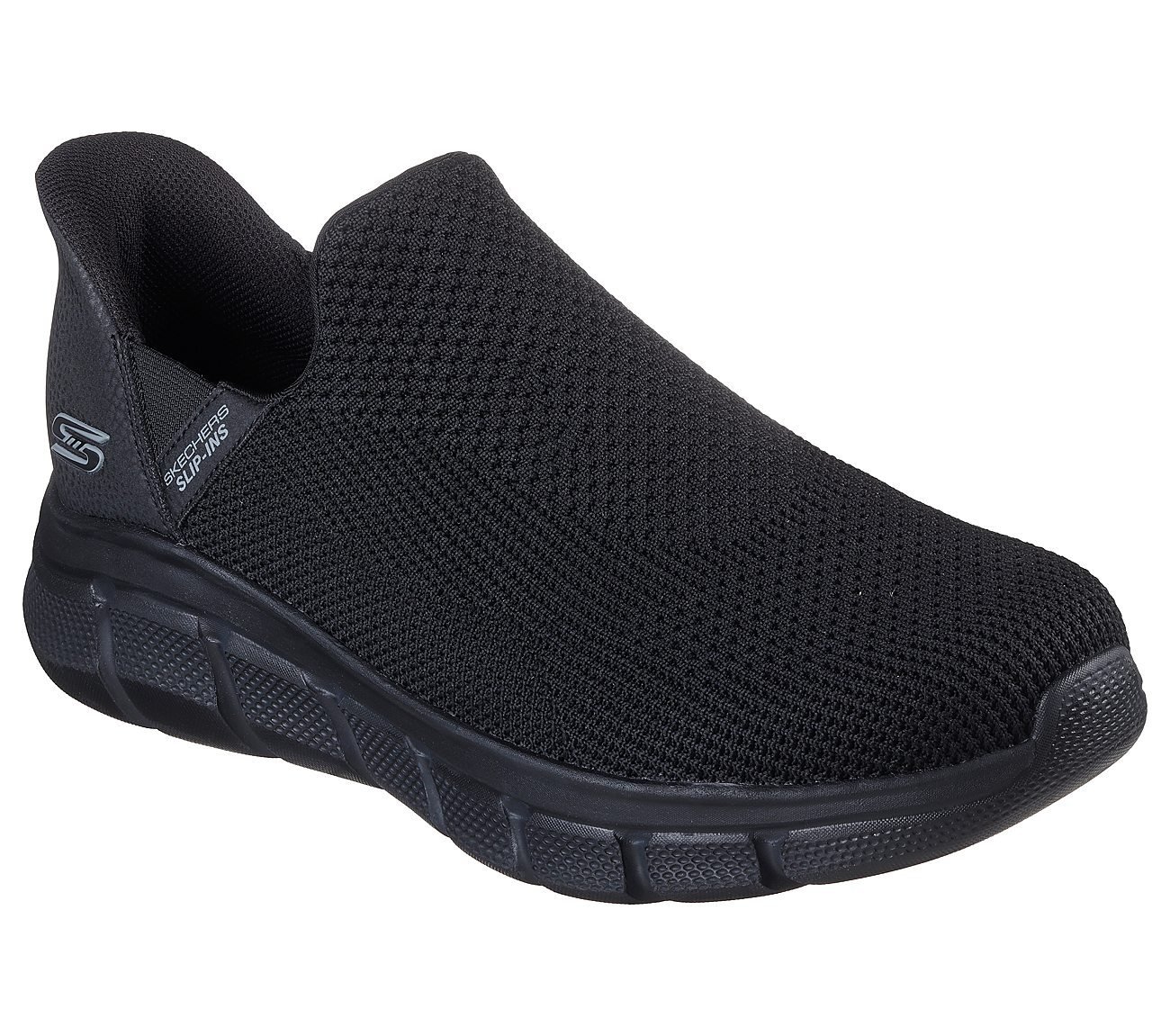 BOBS B FLEX - RESILIENT EDGE, BBLACK Footwear Right View