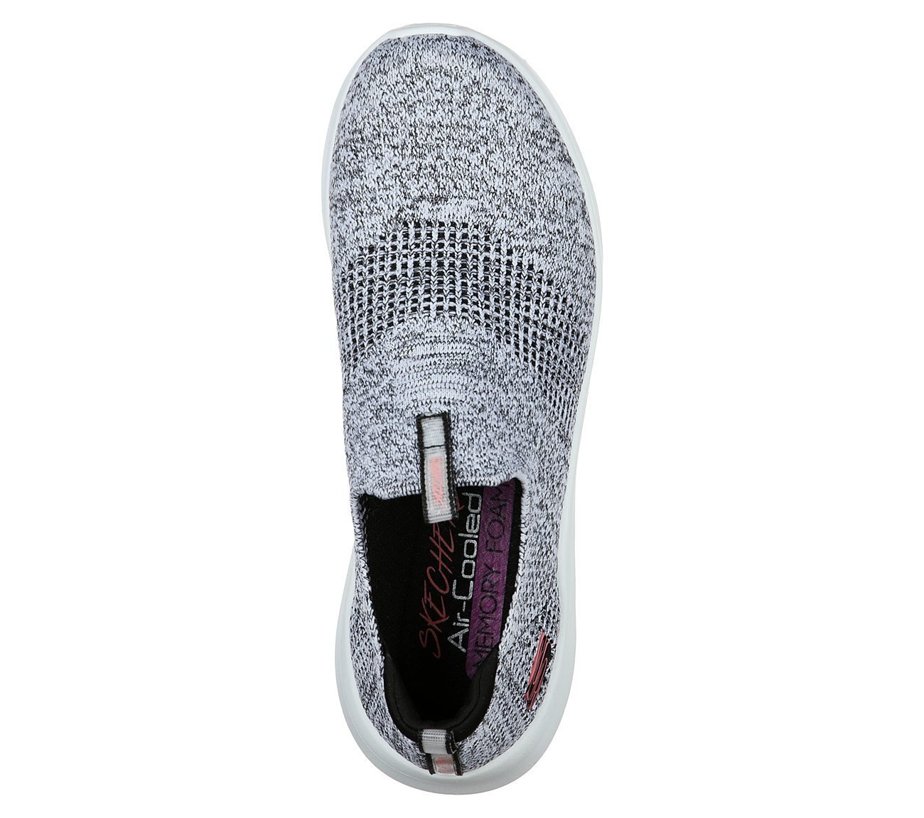 ULTRA FLEX 2.0-PRETTY DAZZLIN, WHITE BLACK Footwear Top View