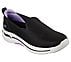 GO WARK ARCH FIT - HAZEL, BLACK/LAVENDER Footwear Right View