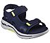 GO WALK ARCH FIT SANDAL-MISSI, NAVY/LIME Footwear Right View