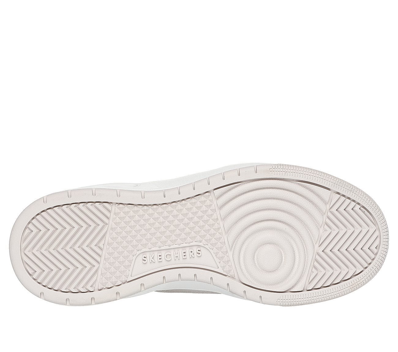 UNO COURT - COURTED STYLE, NATURAL/CORAL Footwear Bottom View