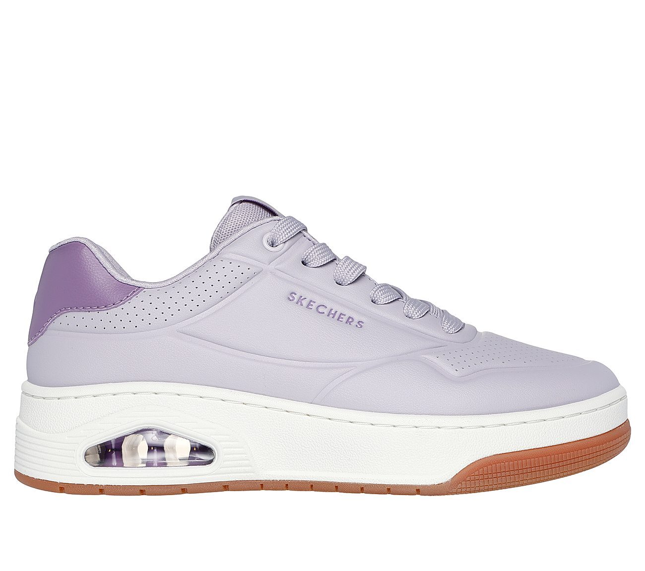 UNO COURT - FAST BREAK, LAVENDER Footwear Lateral View