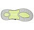 GO WALK ARCH FIT SANDAL-MISSI, NAVY/LIME Footwear Bottom View