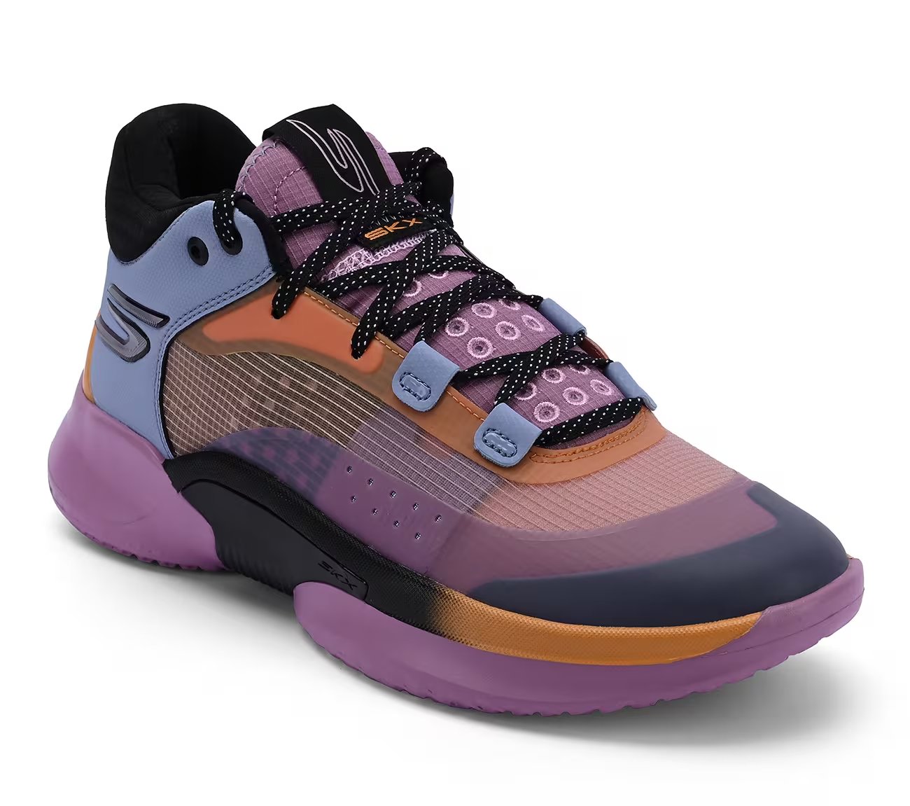 SKX RESAGRIP- Basketball, PURPLE MULTI Footwear Right View