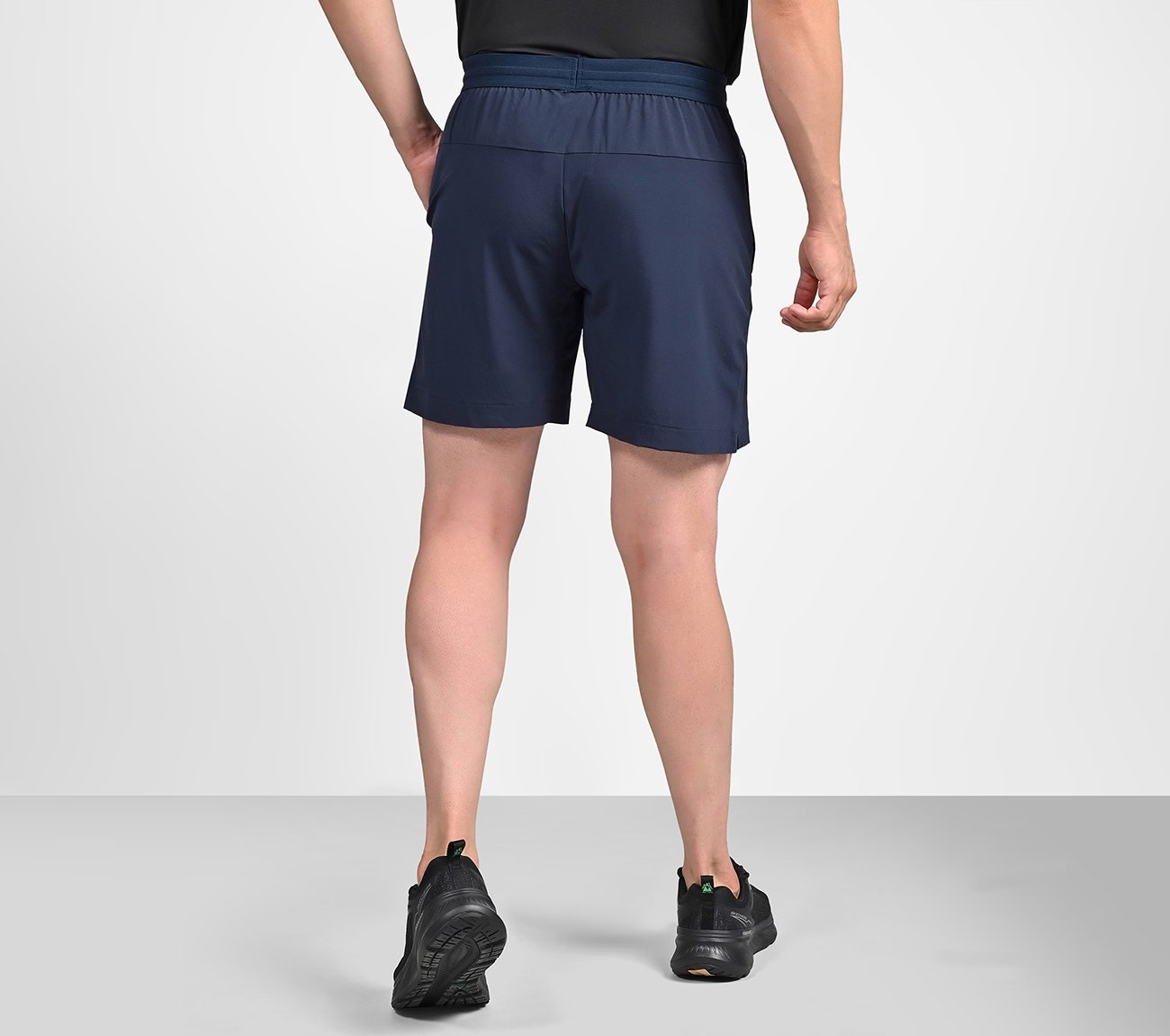 SKECHERS PERFORMANCE SHORTS, NNNAVY Apparel Left View