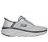 SKECHERS SLIP-INS RF: D'LUX WALKER 2.0 - REZINATE, GREY Footwear Lateral View