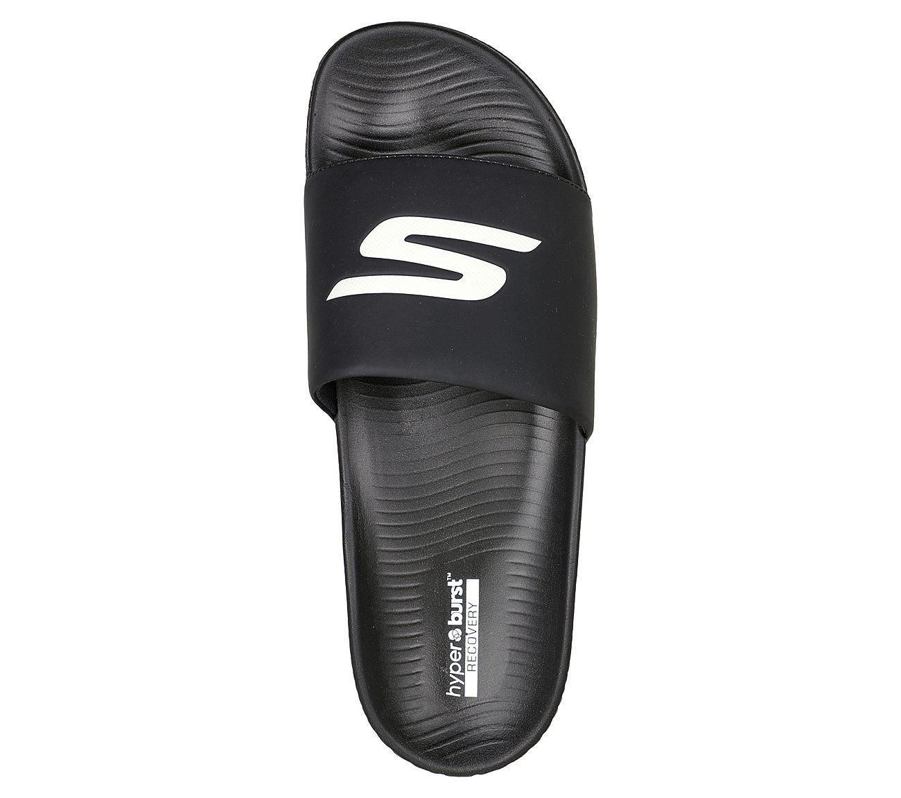 HYPER SLIDE - DERIVER, BBBBLACK Footwear Top View