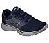 GO WALK 4, NAVY/GREY Footwear Lateral View