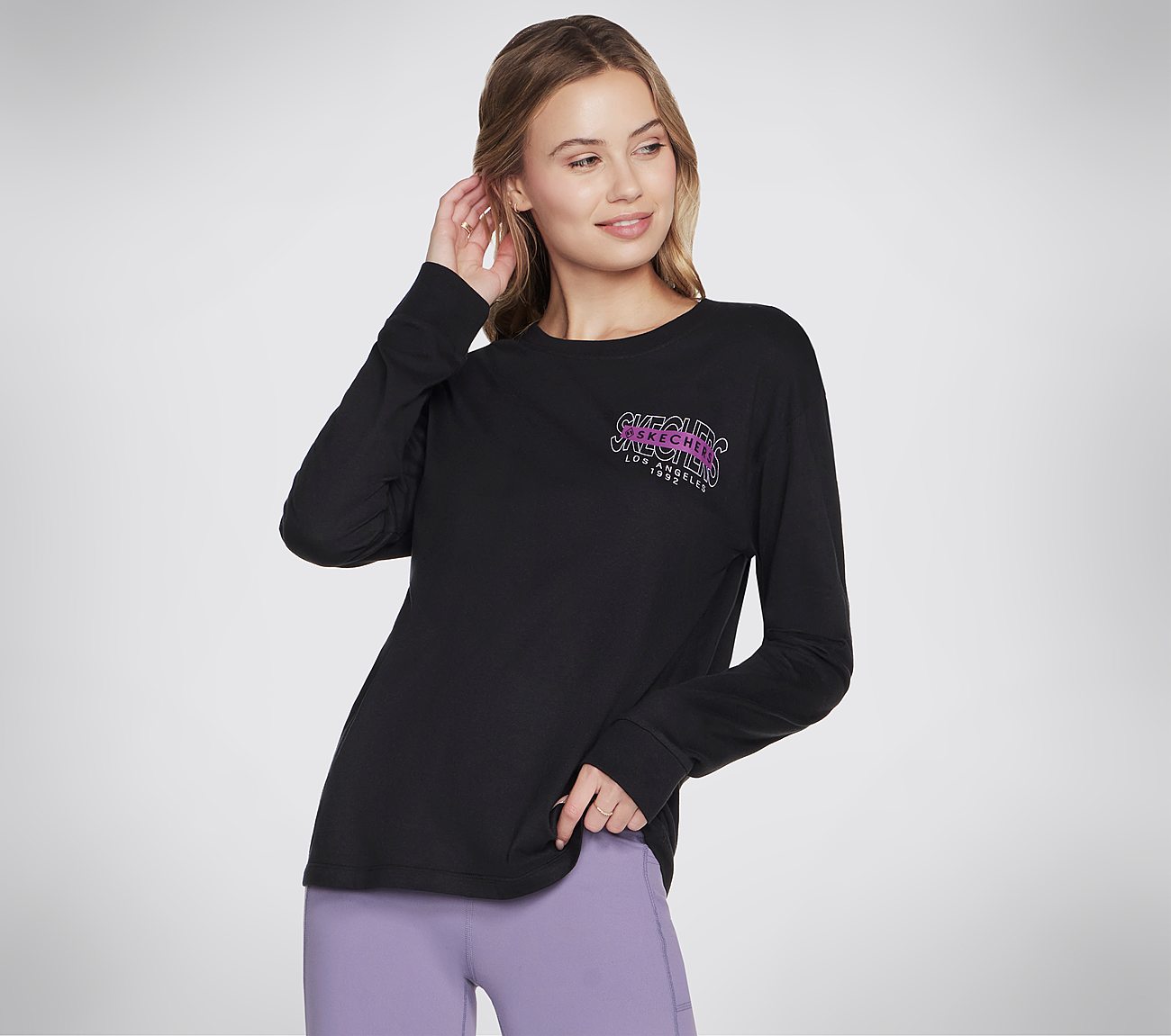 SPRINT LONG SLEEVE T-SHIRT, BBBBLACK Apparels Bottom View