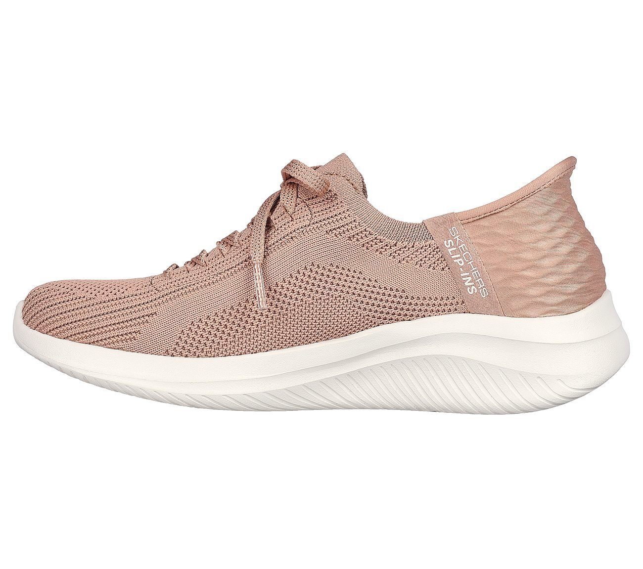 SKECHERS SLIP-INS: ULTRA FLEX 3.0 - BRILLIANT, TAN Footwear Left View