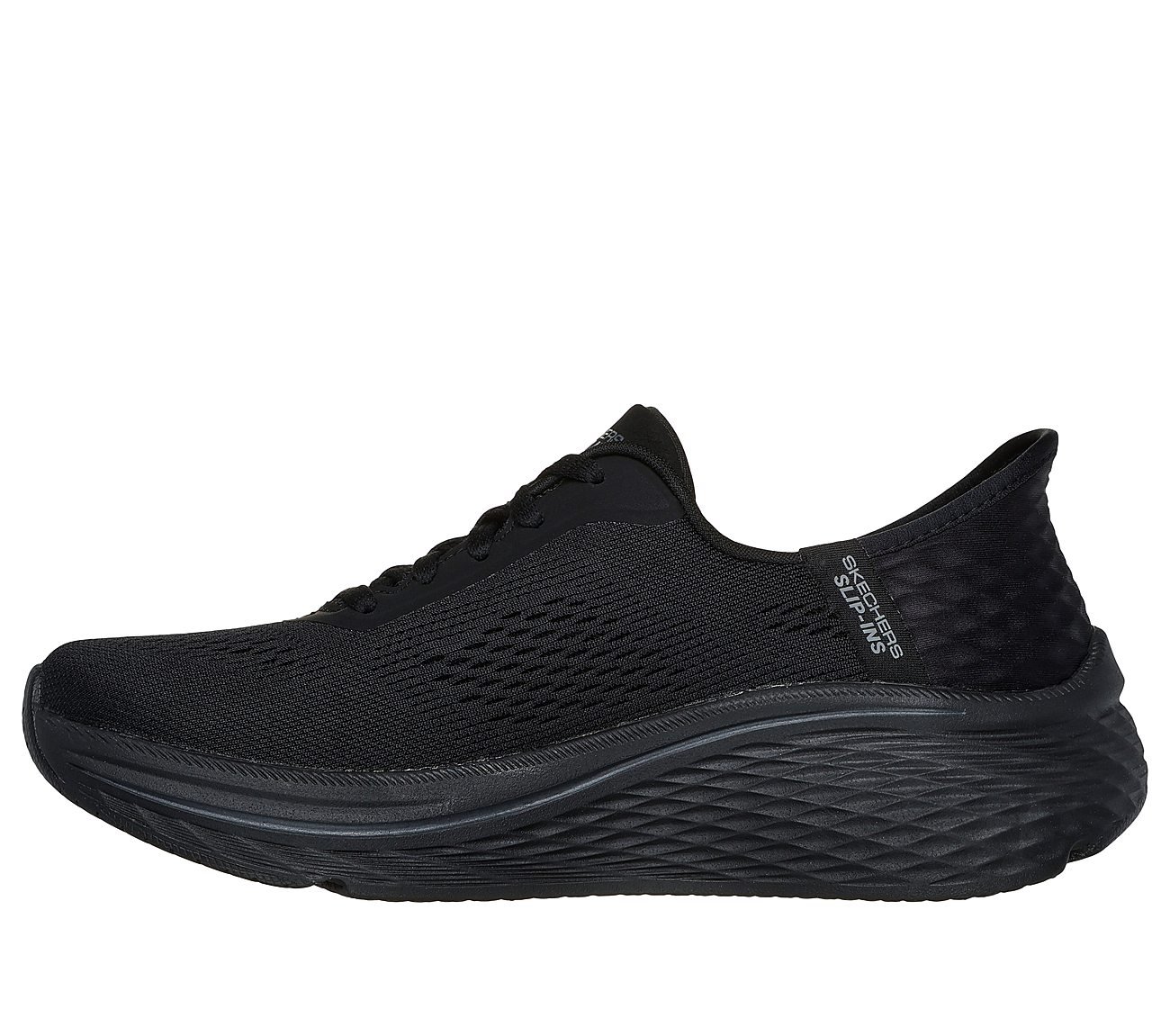 SKECHERS SLIP-INS: MAX CUSHIONING ELITE - VANISH, BBLACK Footwear Left View