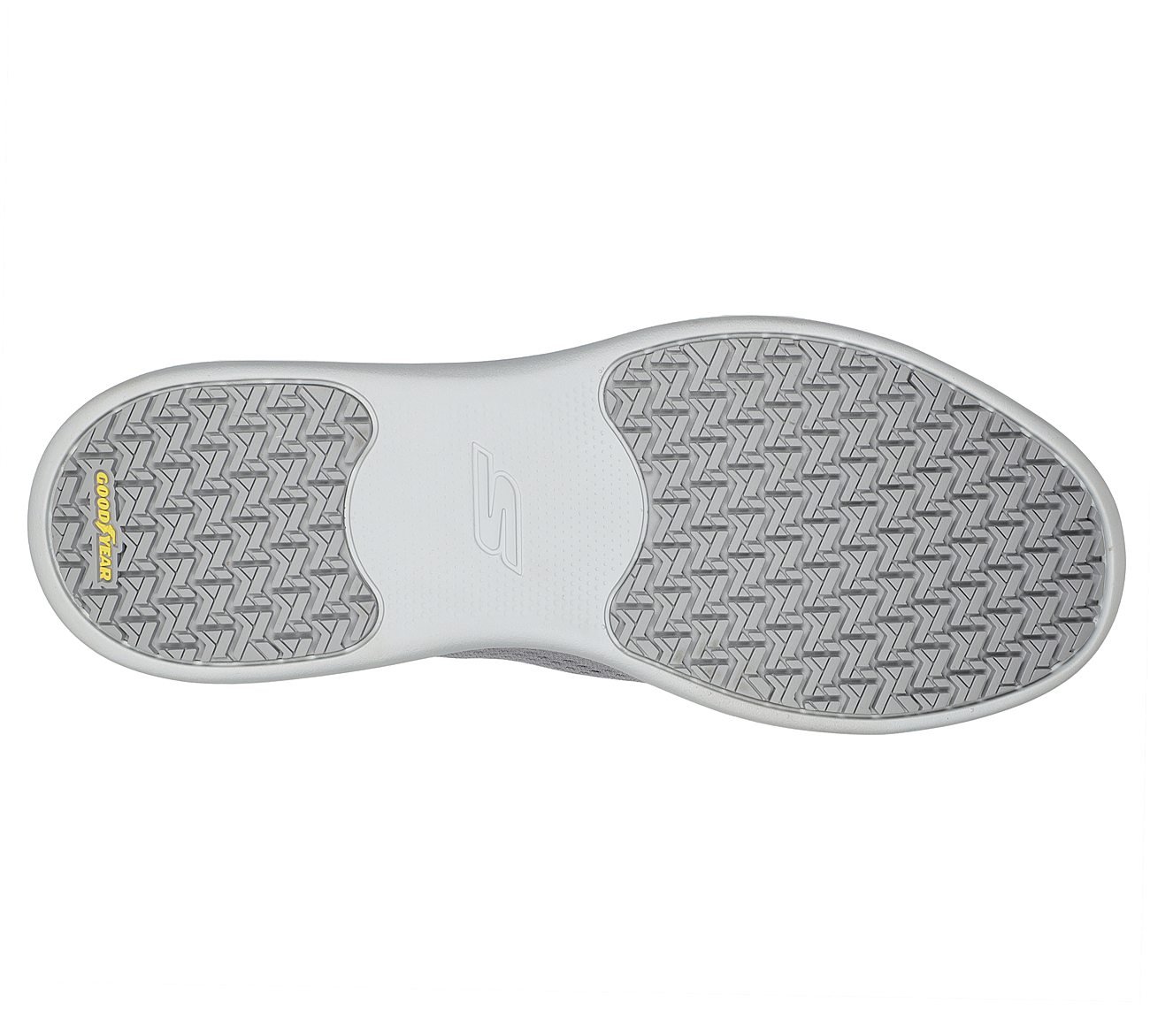 GO WALK STABILITY - ANY TIME, LIGHT GREY Footwear Bottom View