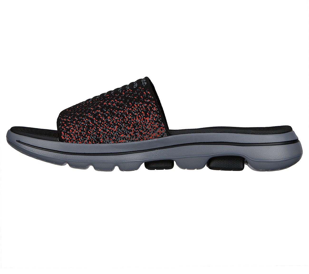 GO WALK 5 - MIRAMIR, BLACK/RED Footwear Left View