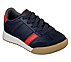 ZINGER, NAVY/RED Footwear Lateral View