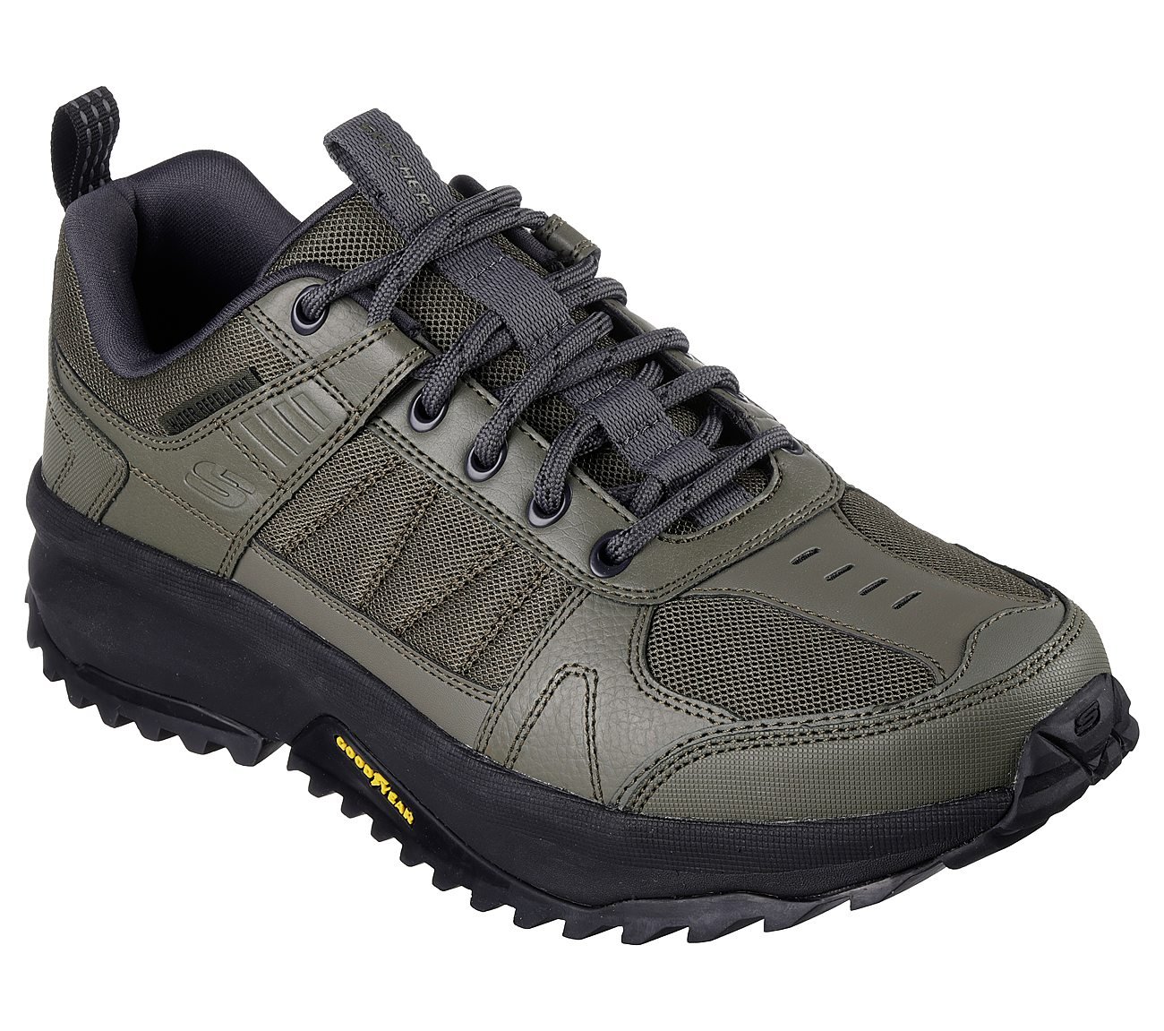 SKECHERS BIONIC TRAIL, OLIVE/BLACK Footwear Right View