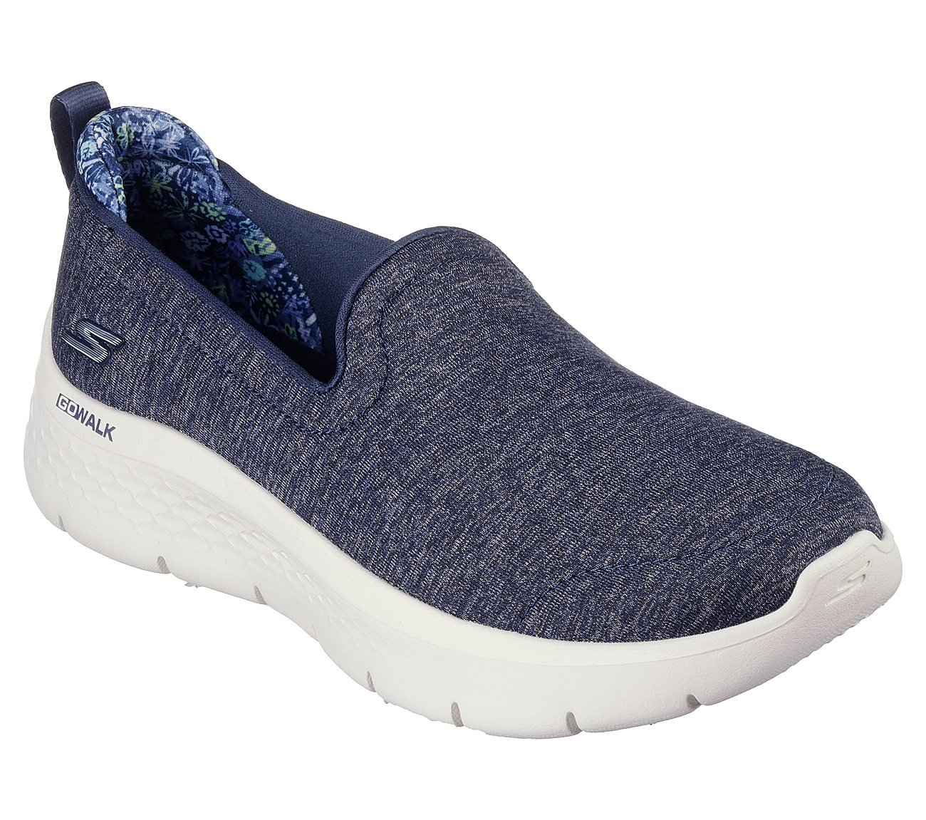 Skechers Navy Go Walk-Flex-Cleve Womens Slip On Shoes - Style ID ...