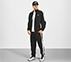 MENS COLORBLOCK TRACK JACKET, BLACK