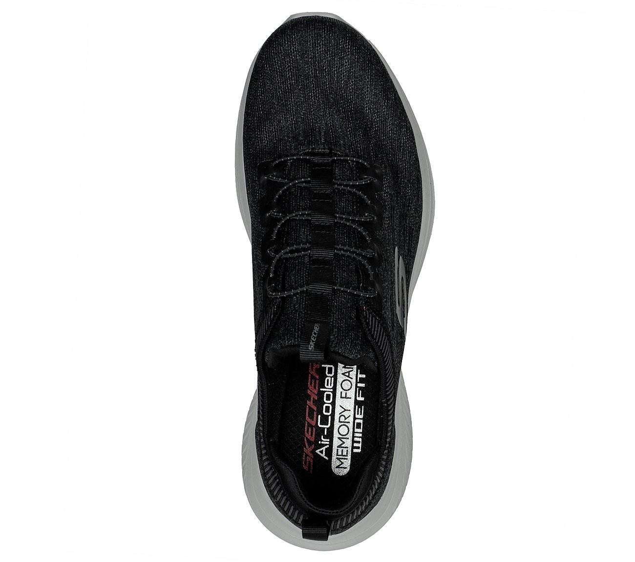 ULTRA FLEX 3.0 - HARSIK, BLACK/GREY Footwear Top View