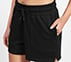 3D PATCH POCKET SHORTS, BLACK