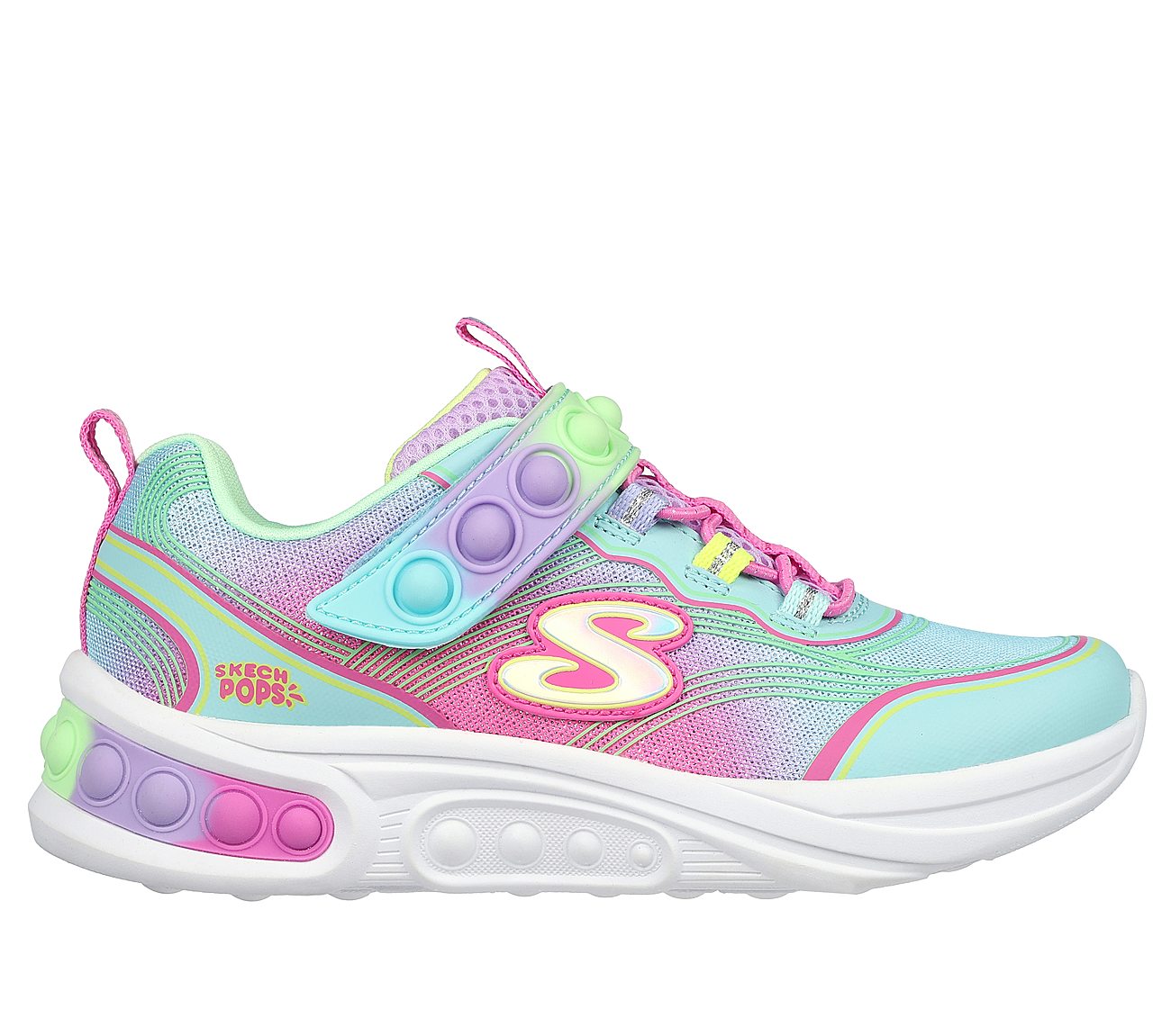 SKECH POPS BLAST,  Footwear Lateral View