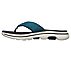 GO WALK 5 - VARSON, TEAL/BLACK Footwear Left View