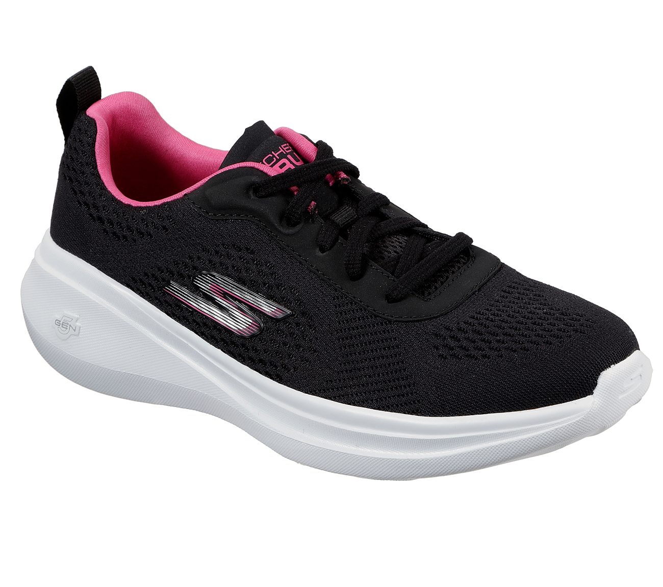 Womens Skechers Go Run Ride 9 Sports Shoes Navy