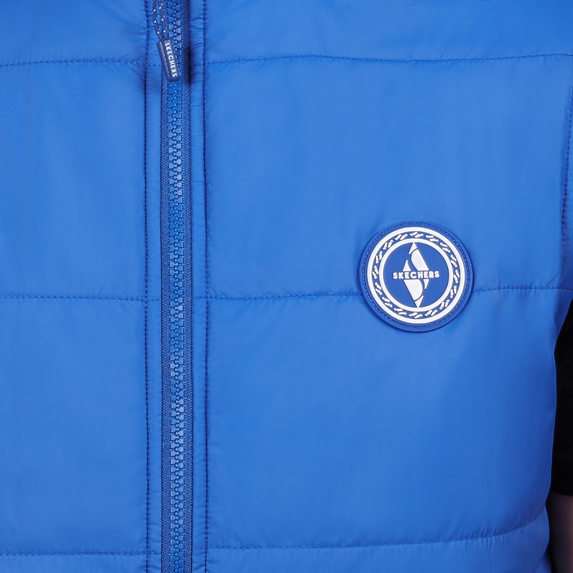 PUFFER VEST, ROYAL/BLUE Apparel Right View