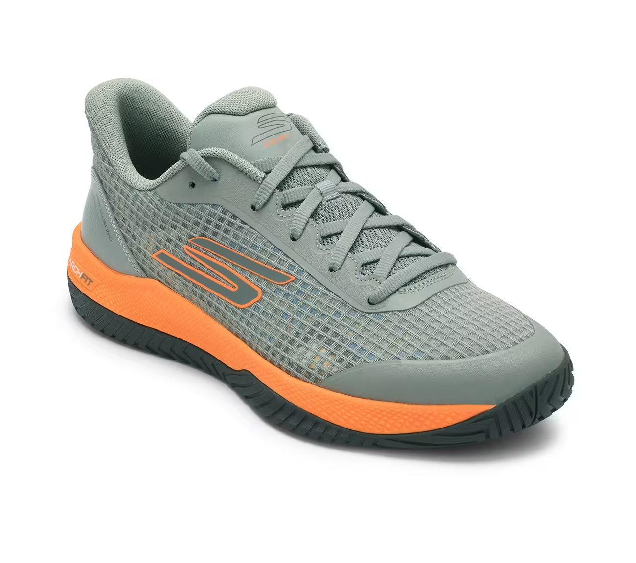 Skechers Viper Court Pro - Pickleball, GRAY/ORANGE Footwear Right View